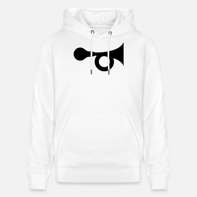 Cor - Sweat à capuche bio CRUISER Stanley/Stella Unisexe - blanc