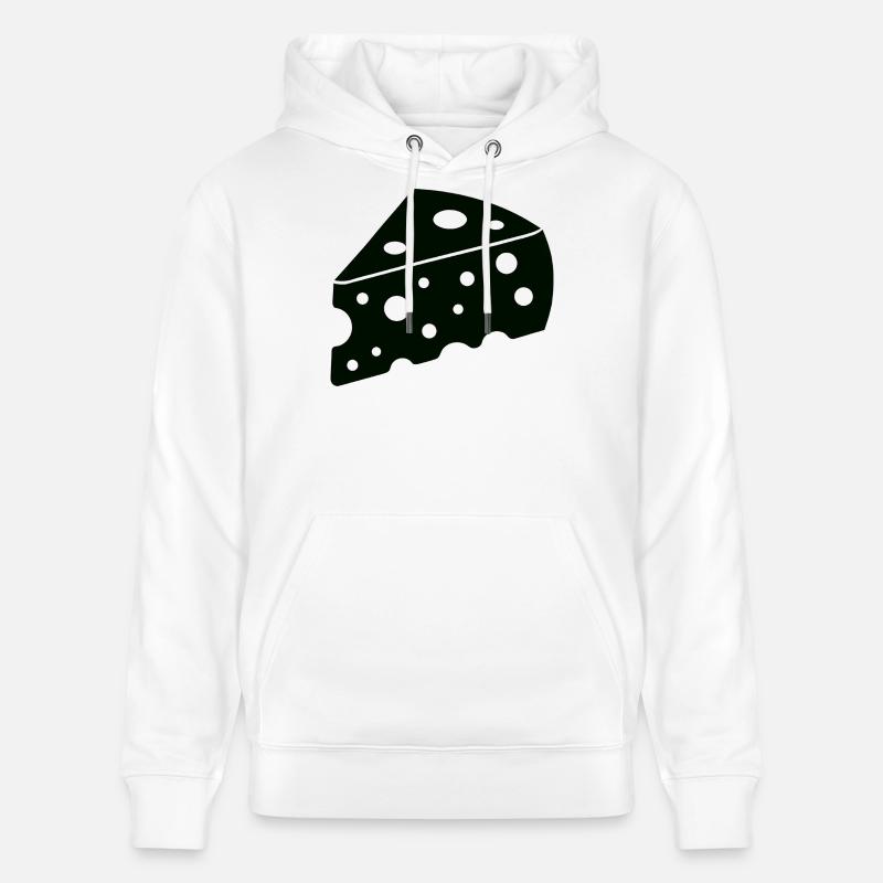 Fromage suisse - Sweat à capuche bio CRUISER Stanley/Stella Unisexe - blanc