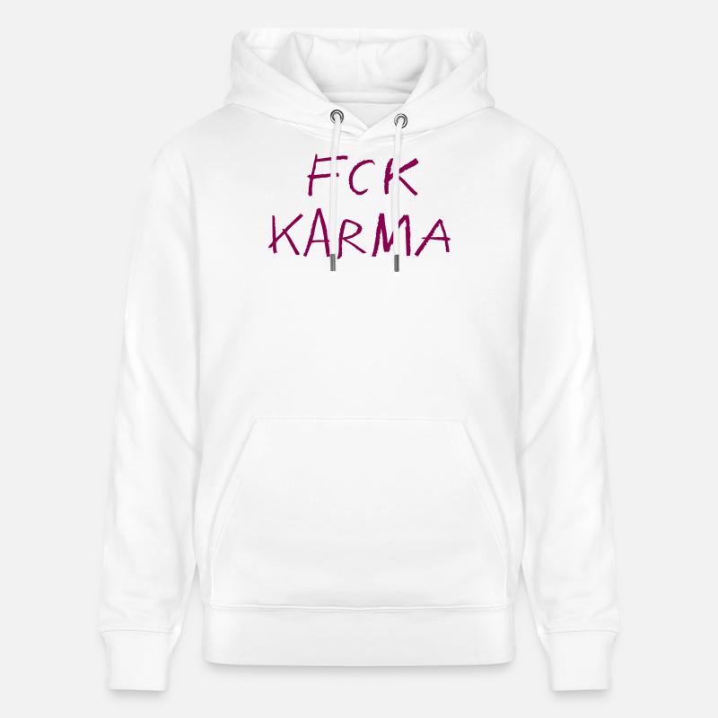 Karma Pink - Sweat à capuche bio CRUISER Stanley/Stella Unisexe - blanc