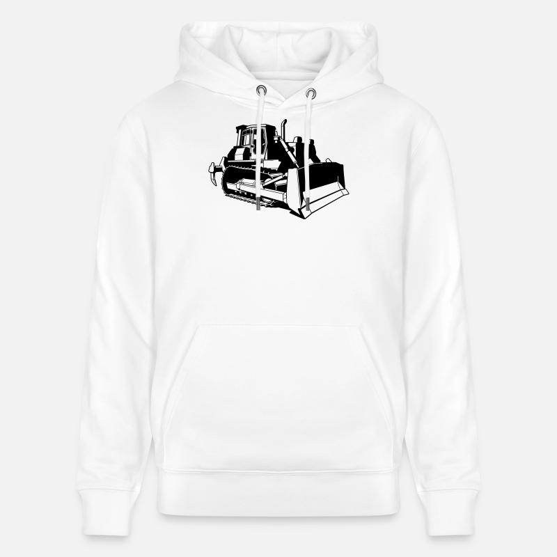 Bulldozer - Sweat à capuche bio CRUISER Stanley/Stella Unisexe - blanc