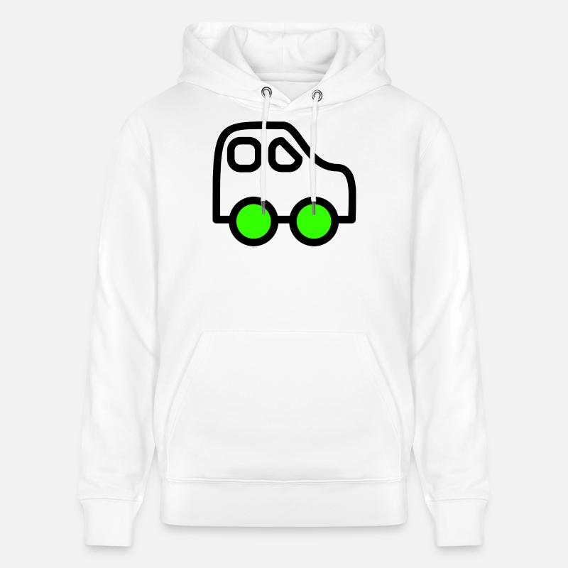 Voiture - Sweat à capuche bio CRUISER Stanley/Stella Unisexe - blanc