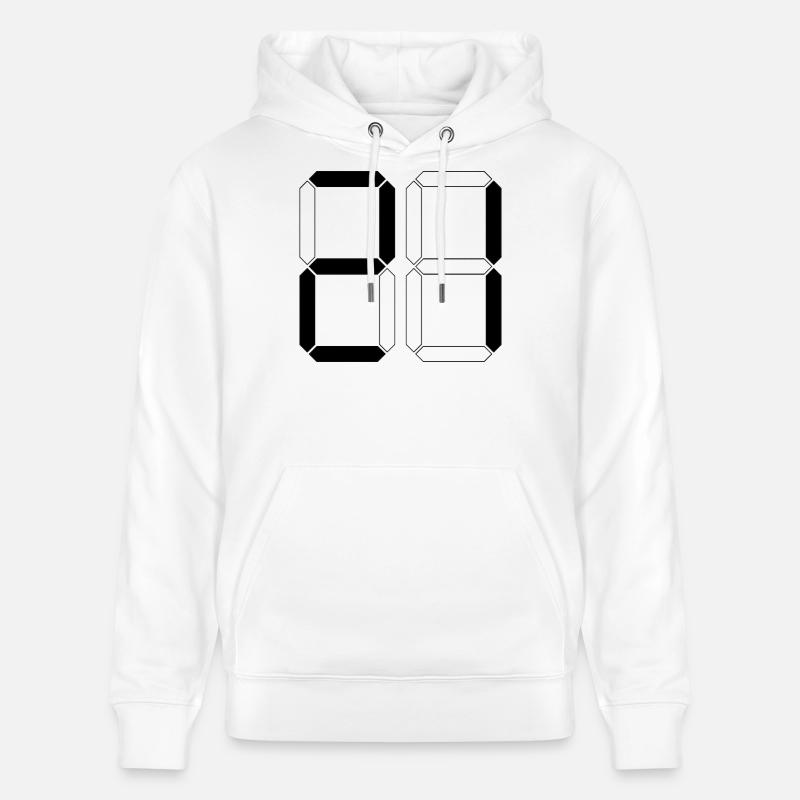 NUMÉRO 21 Vingt-et-Un Dons Numérique - Sweat à capuche bio CRUISER Stanley/Stella Unisexe - blanc