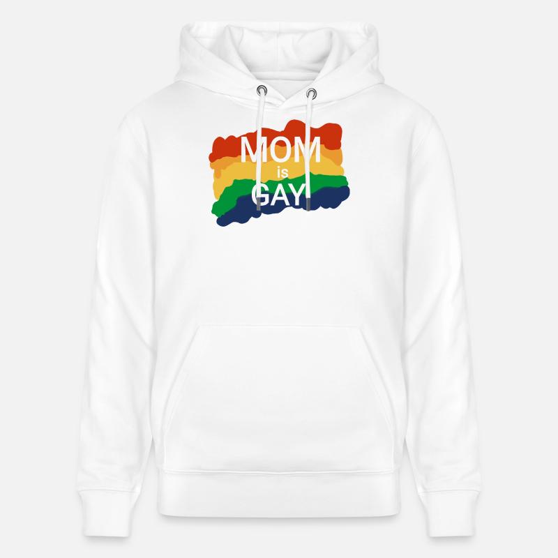 Lesbisch Mutter zum Mutterwürdigkeiten  - Stanley/Stella Unisex Bio-Hoodie CRUISER  - Weiß