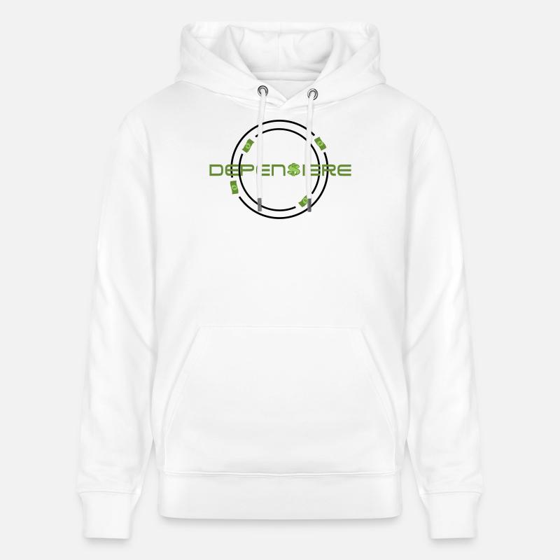 Depensière  - Sweat à capuche bio CRUISER Stanley/Stella Unisexe - blanc