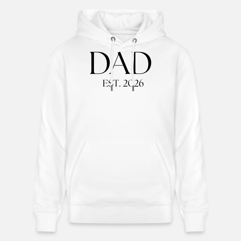 Papa bientôt - Sweat à capuche bio CRUISER Stanley/Stella Unisexe - blanc