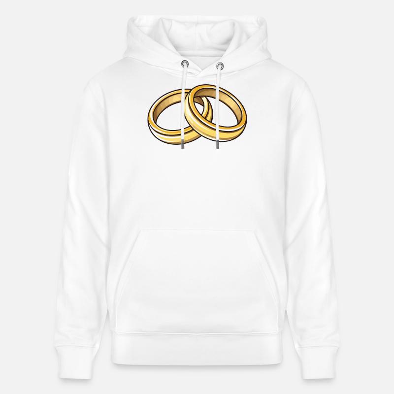 Alliances - Sweat à capuche bio CRUISER Stanley/Stella Unisexe - blanc