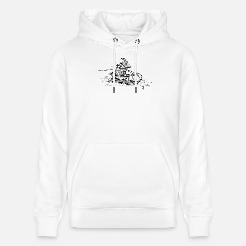 Schlitten - Stanley/Stella Unisex Bio-Hoodie CRUISER - Weiß