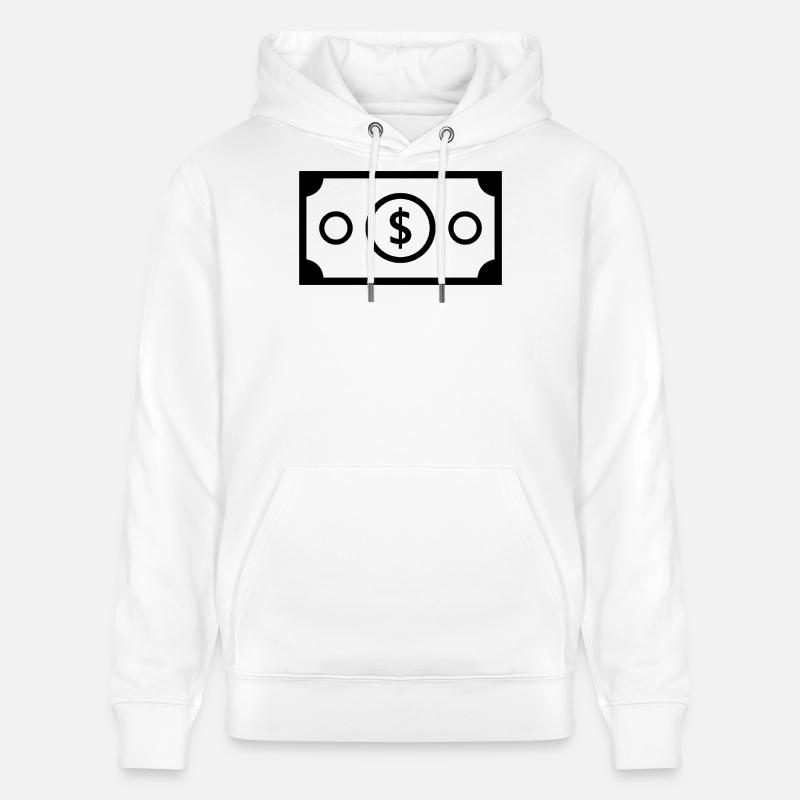 Dollar - Sweat à capuche bio CRUISER Stanley/Stella Unisexe - blanc