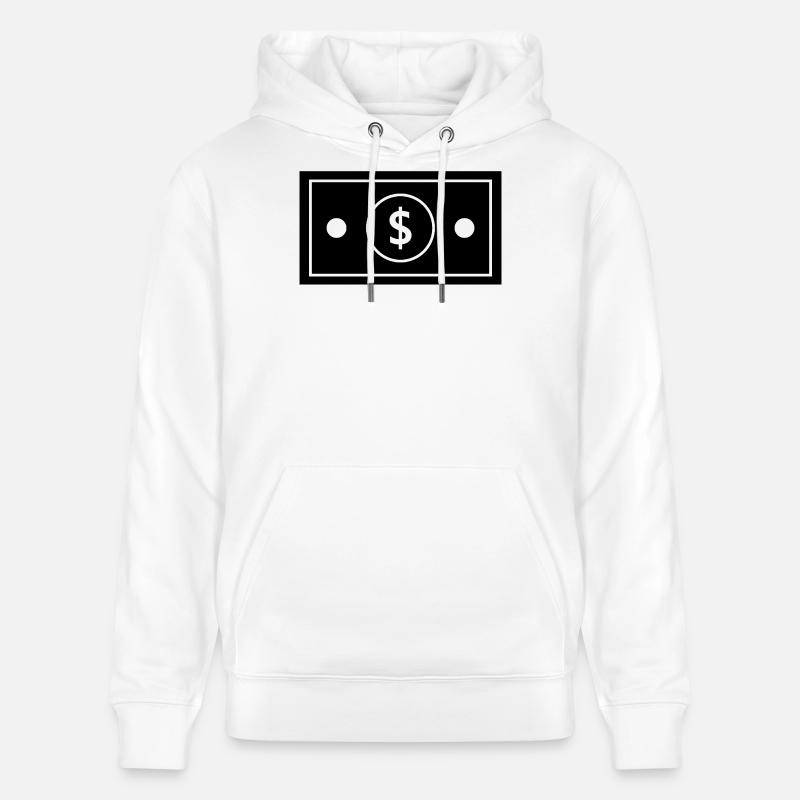 Dollar - Sweat à capuche bio CRUISER Stanley/Stella Unisexe - blanc