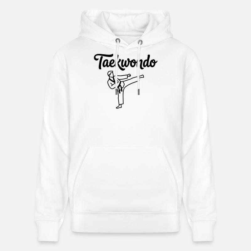 Taekwondo - Sweat à capuche bio CRUISER Stanley/Stella Unisexe - blanc