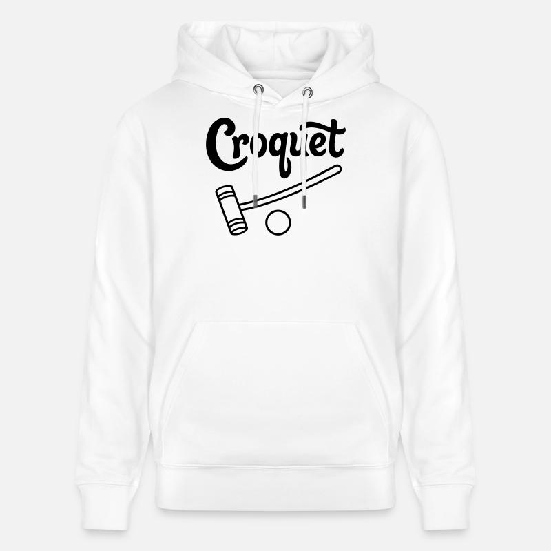 Croquet - Sweat à capuche bio CRUISER Stanley/Stella Unisexe - blanc