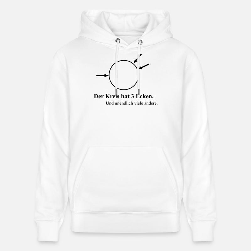 Drei Ecken - Stanley/Stella Unisex Bio-Hoodie CRUISER  - Weiß