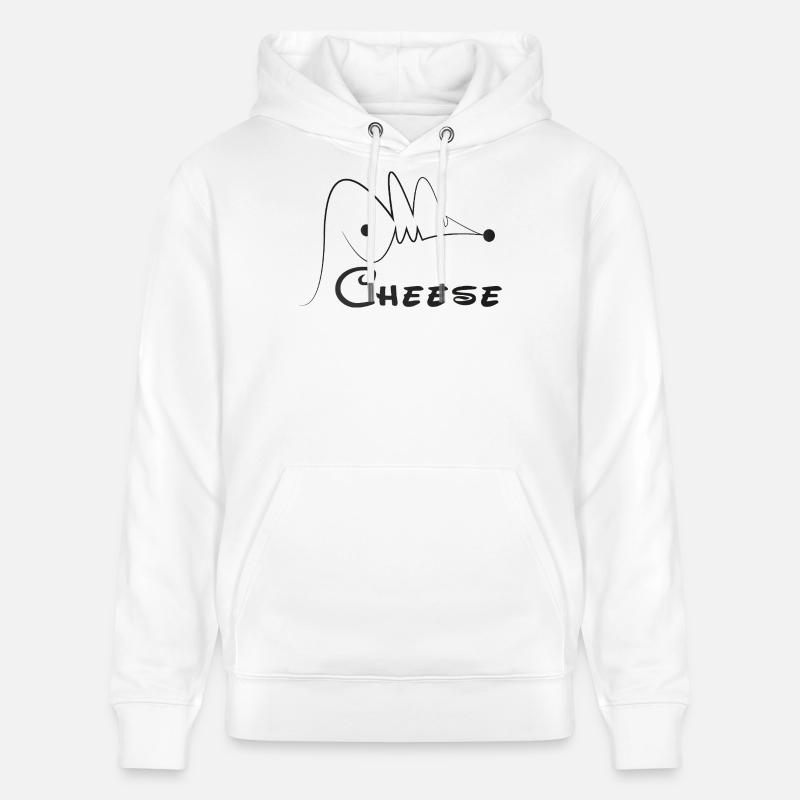Hasan Mouse Calligraphy - Sweat à capuche bio CRUISER Stanley/Stella Unisexe - blanc