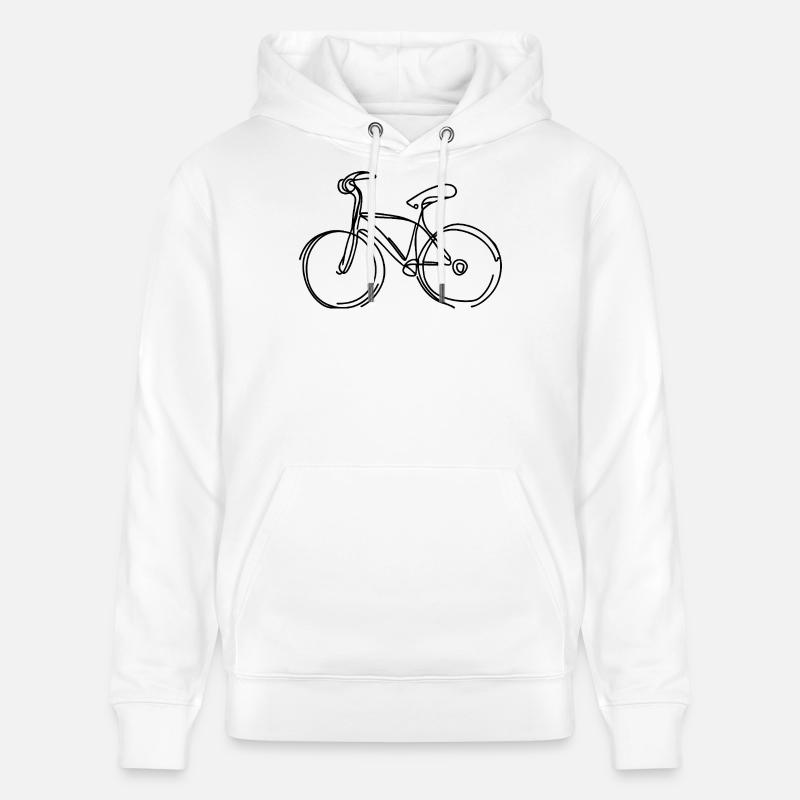 Cycling Graphic - Sweat à capuche bio CRUISER Stanley/Stella Unisexe - blanc