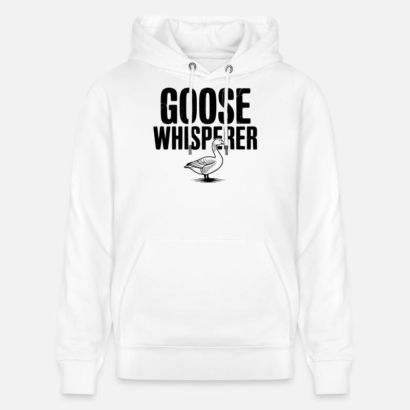 Gänseflüsterer - Stanley/Stella Unisex Bio-Hoodie CRUISER  - Weiß