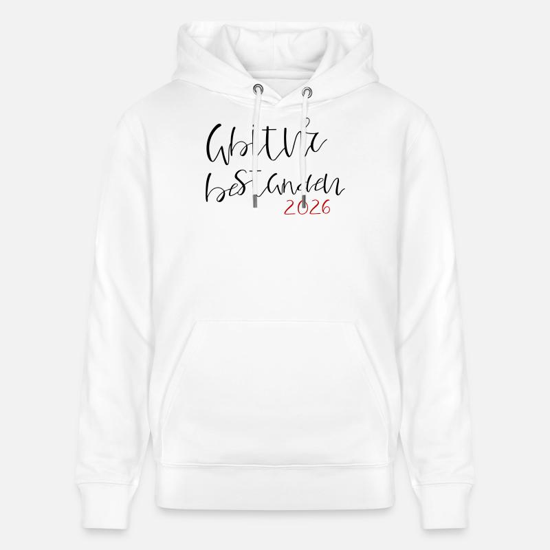 Abitur réussi - Sweat à capuche bio CRUISER Stanley/Stella Unisexe - blanc