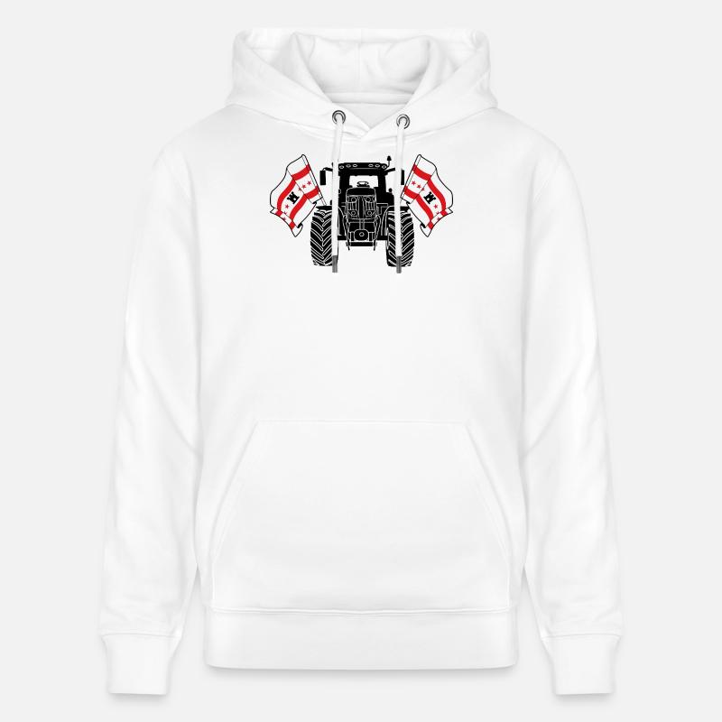 Drenthe_Tractor_Pride - Sweat à capuche bio CRUISER Stanley/Stella Unisexe - blanc