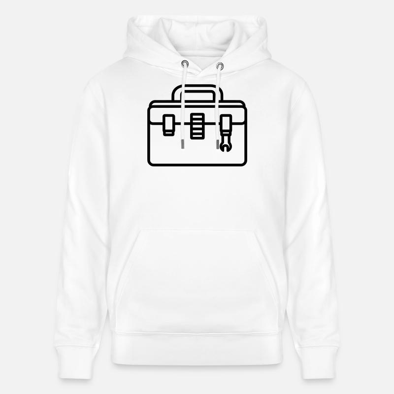 boîte à outils - Sweat à capuche bio CRUISER Stanley/Stella Unisexe - blanc
