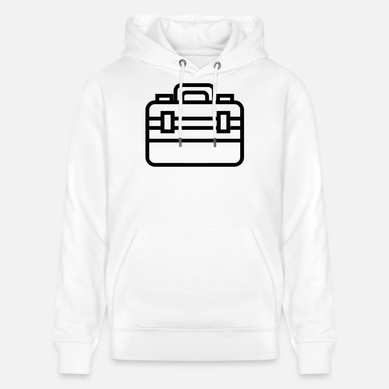 Toolbox - Stanley/Stella CRUISER Unisex Organic Hoodie - white