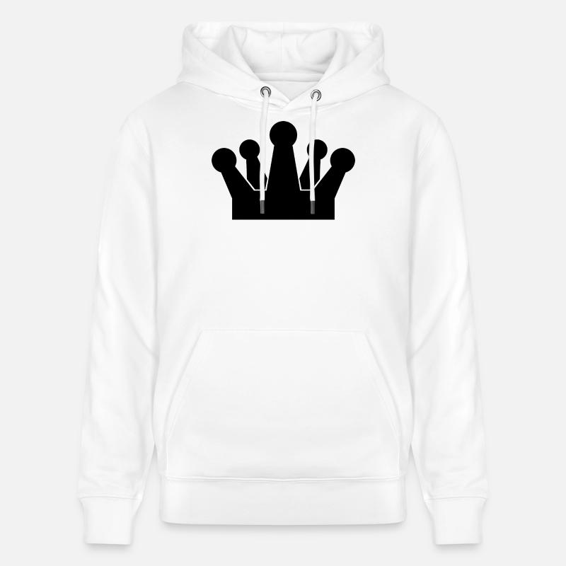 Couronne - Sweat à capuche bio CRUISER Stanley/Stella Unisexe - blanc