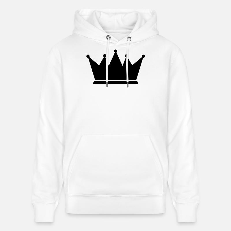 Couronne - Sweat à capuche bio CRUISER Stanley/Stella Unisexe - blanc