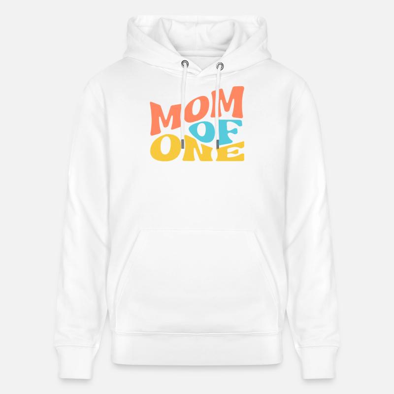 Maman d’un enfant - Sweat à capuche bio CRUISER Stanley/Stella Unisexe - blanc