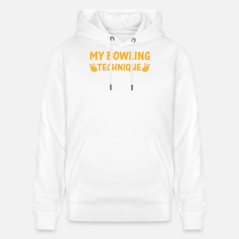 Mon Tee de Technique de Bowling - Sweat à capuche bio CRUISER Stanley/Stella Unisexe - blanc