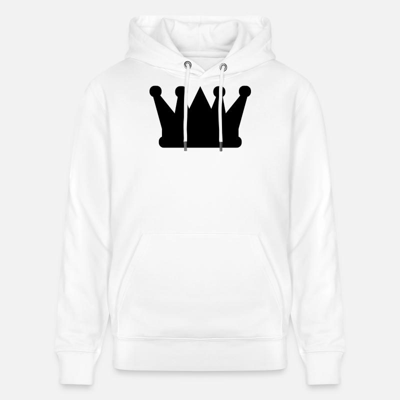 Couronne - Sweat à capuche bio CRUISER Stanley/Stella Unisexe - blanc