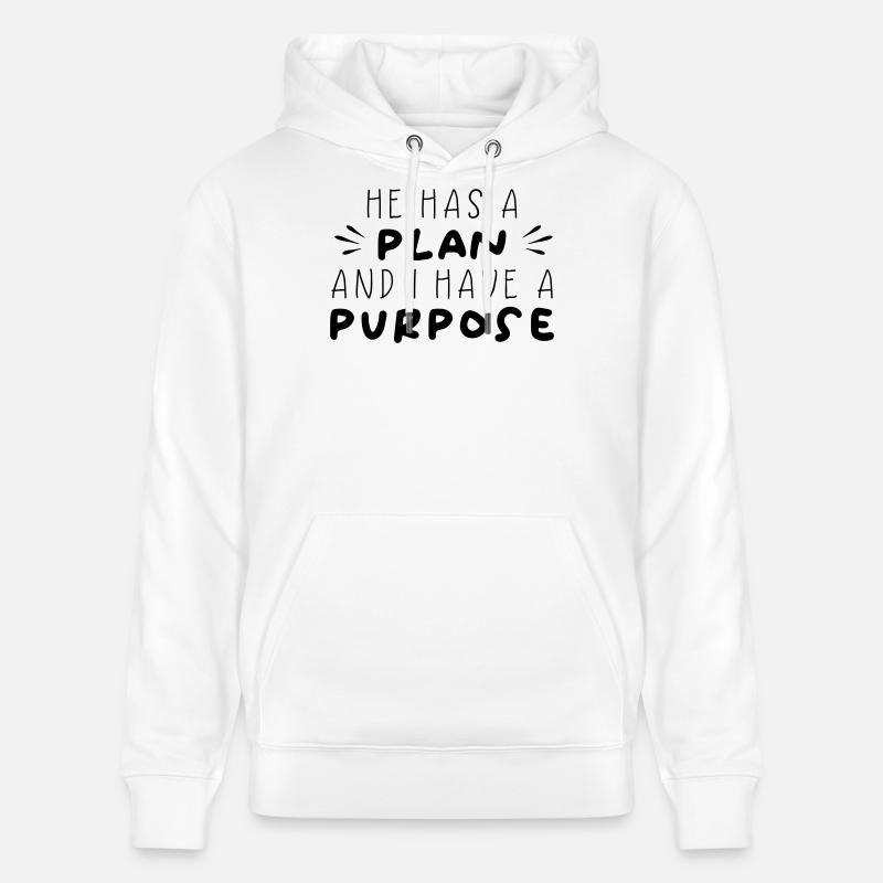 Plan & But - Sweat à capuche bio CRUISER Stanley/Stella Unisexe - blanc