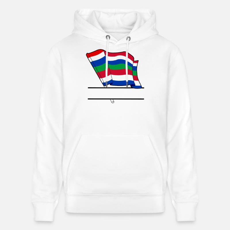 Schier Drapeau – Conception d’île sur mesure - Sweat à capuche bio CRUISER Stanley/Stella Unisexe - blanc