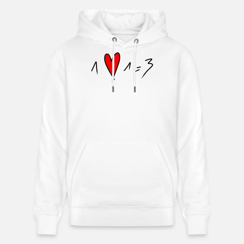 Annonce de grossesse  - Sweat à capuche bio CRUISER Stanley/Stella Unisexe - blanc