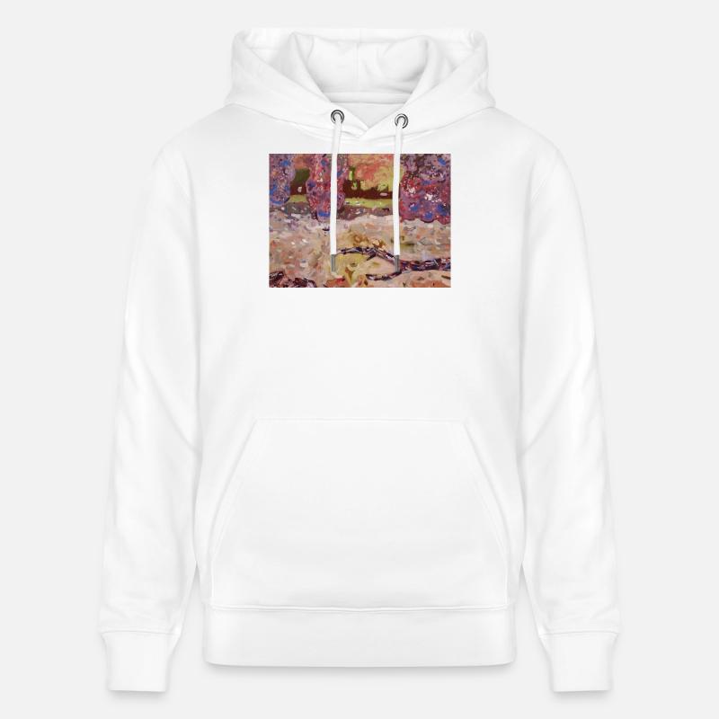 Parc impressionniste - Sweat à capuche bio CRUISER Stanley/Stella Unisexe - blanc