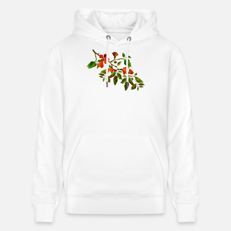 Fleur - Sweat à capuche bio CRUISER Stanley/Stella Unisexe - blanc