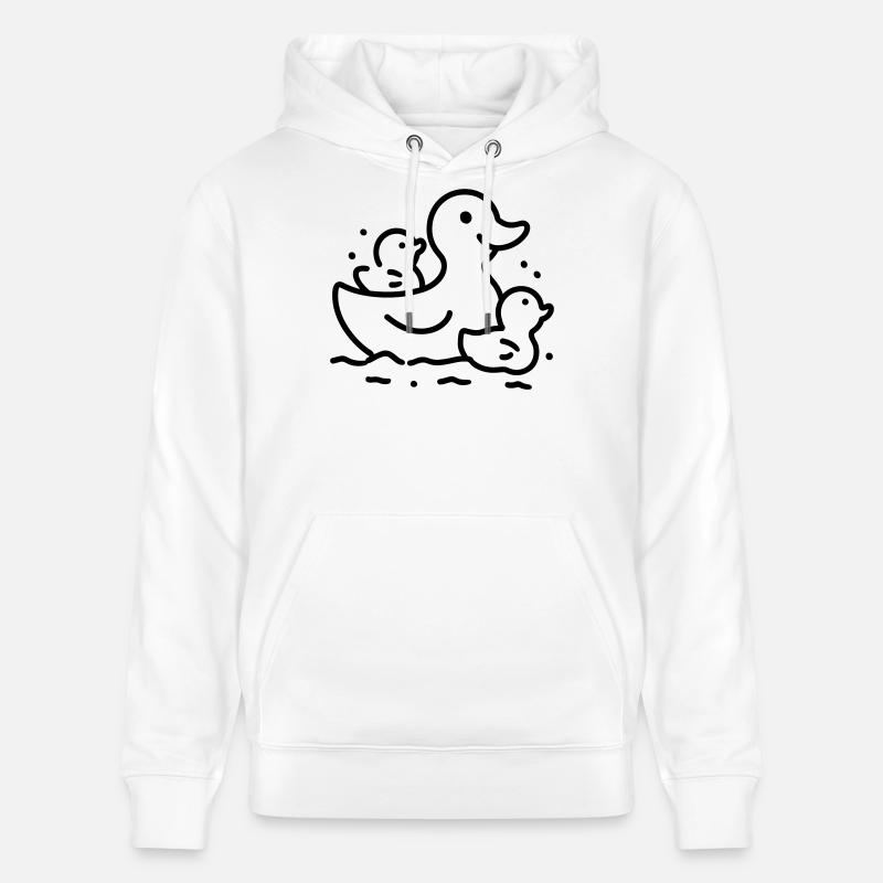 Entenfamilie - Stanley/Stella Unisex Bio-Hoodie CRUISER  - Weiß