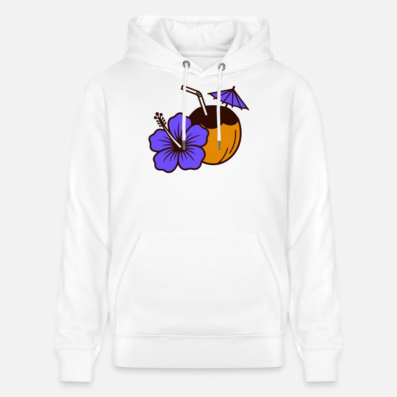 Hawaï - Sweat à capuche bio CRUISER Stanley/Stella Unisexe - blanc