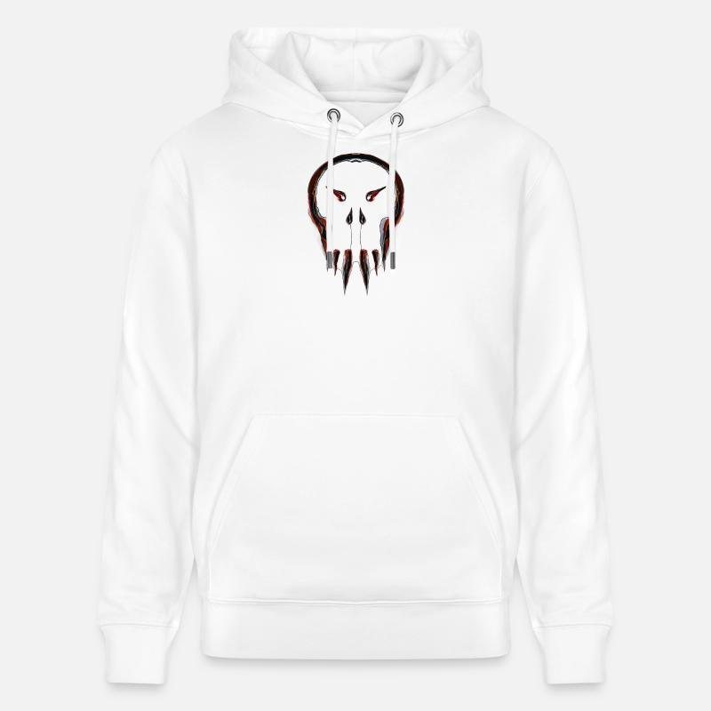 Métal lourd - Sweat à capuche bio CRUISER Stanley/Stella Unisexe - blanc