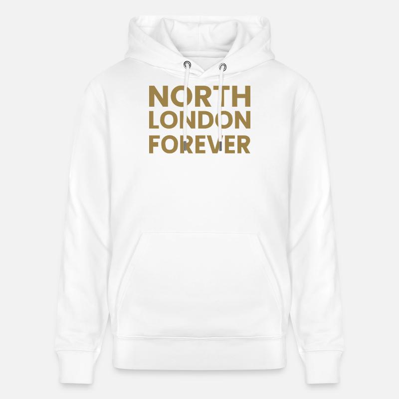 North London pour toujours - Sweat à capuche bio CRUISER Stanley/Stella Unisexe - blanc