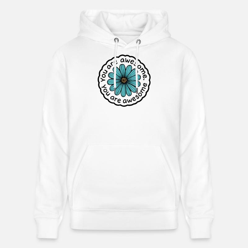 Tu es géniale - Sweat à capuche bio CRUISER Stanley/Stella Unisexe - blanc