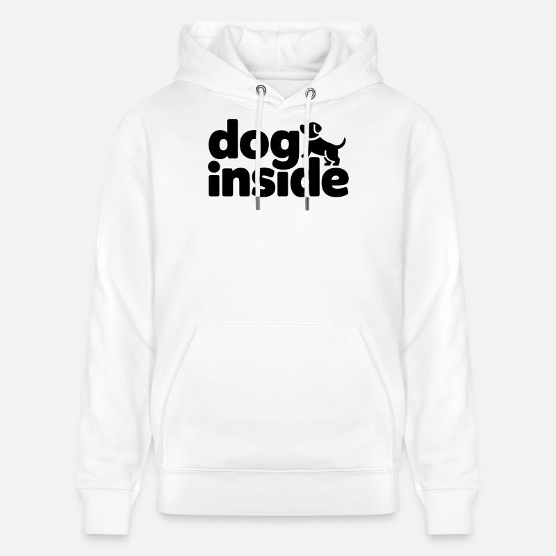 Doge Inside Dog Motif - Sweat à capuche bio CRUISER Stanley/Stella Unisexe - blanc