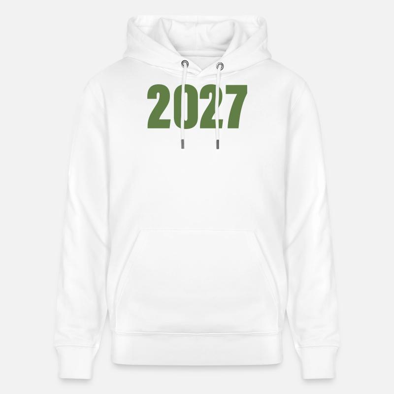 2027 - Sweat à capuche bio CRUISER Stanley/Stella Unisexe - blanc