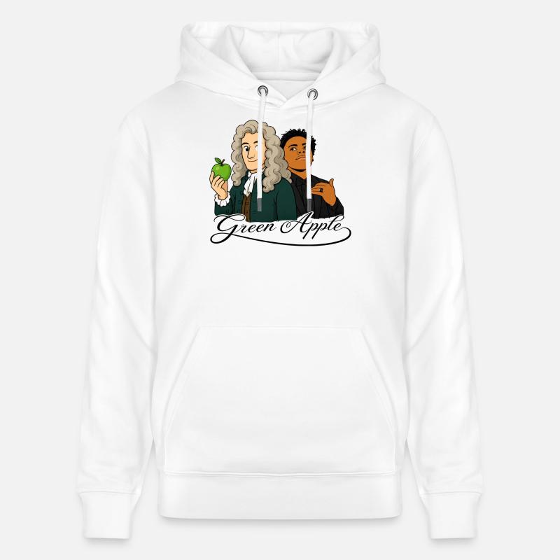 Pomme verte - Sweat à capuche bio CRUISER Stanley/Stella Unisexe - blanc