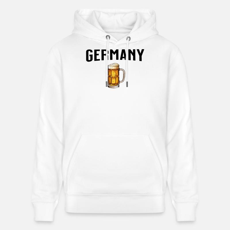 Bière d’Allemagne - Sweat à capuche bio CRUISER Stanley/Stella Unisexe - blanc