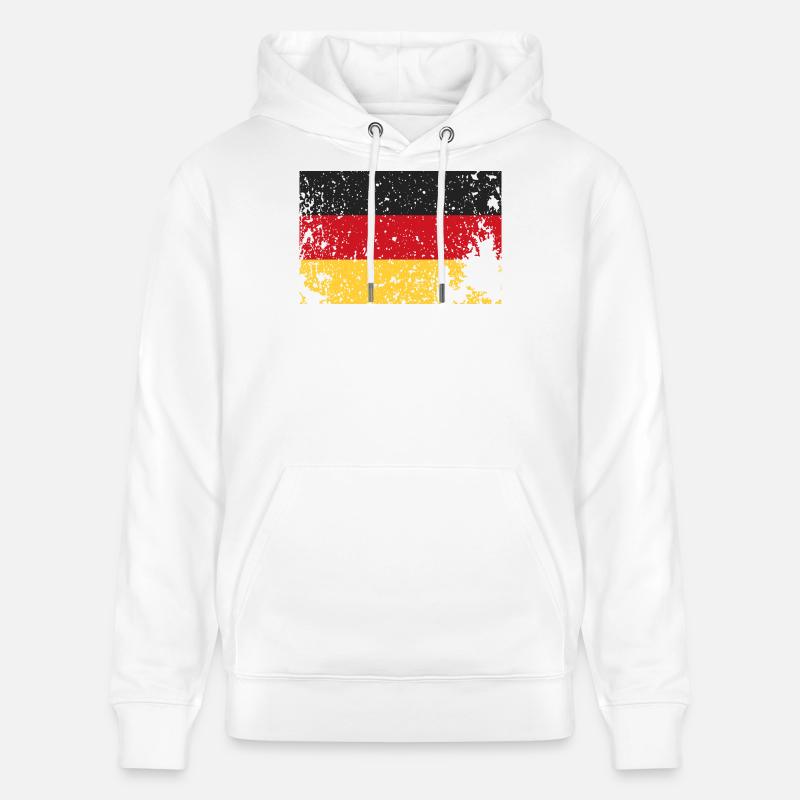 Drapeau de l’Allemagne - Sweat à capuche bio CRUISER Stanley/Stella Unisexe - blanc
