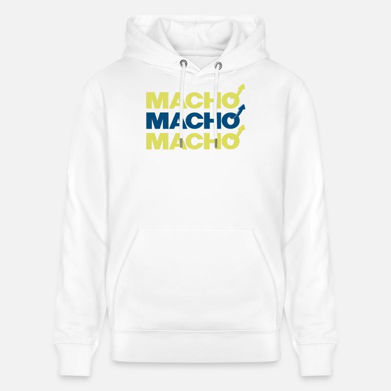 Macho - Sweat à capuche bio CRUISER Stanley/Stella Unisexe - blanc