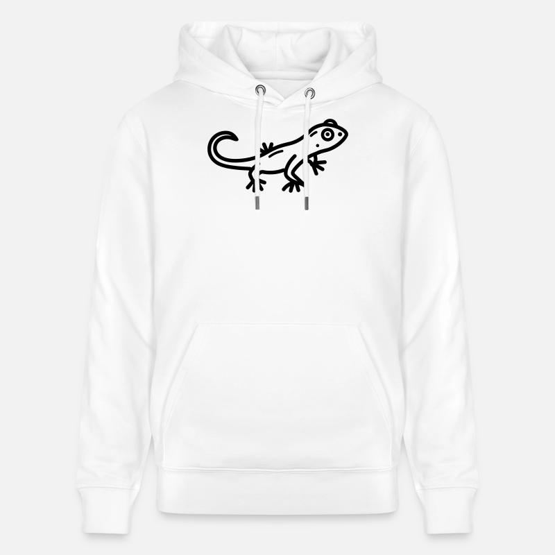 Eidechse - Stanley/Stella Unisex Bio-Hoodie CRUISER  - Weiß