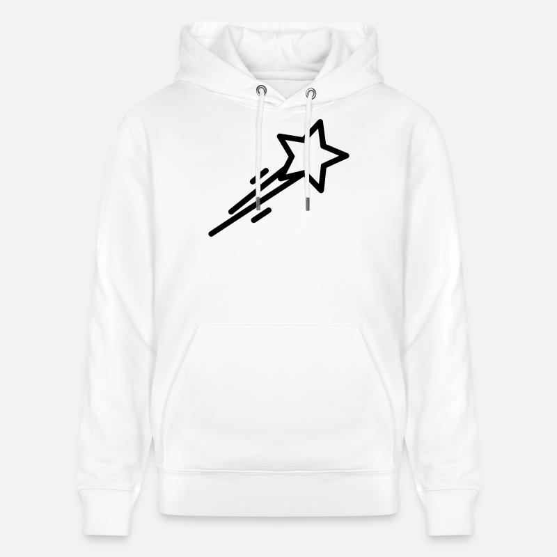 Sternschnuppe - Stanley/Stella Unisex Bio-Hoodie CRUISER - Weiß