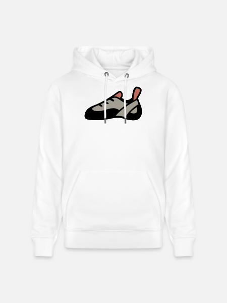 Climbing Shoe Bouldering Climbing Mountaineering - Stanley/Stella CRUISER Unisex Organic Hoodie - white
