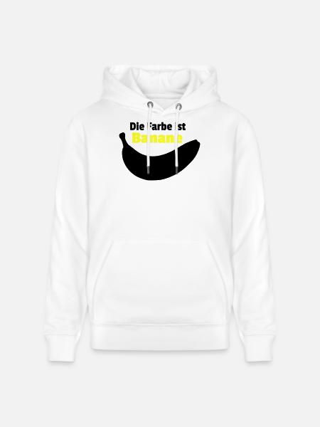 Farbe Banane - Stanley/Stella Unisex Bio-Hoodie CRUISER - Weiß