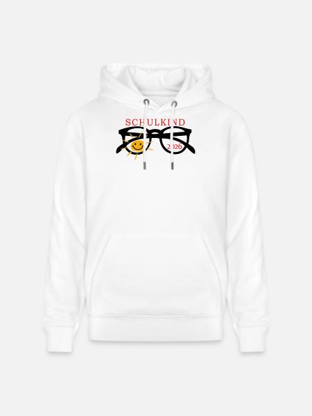 coole Sonnenbrille Schulkind - Stanley/Stella Unisex Bio-Hoodie CRUISER - Weiß