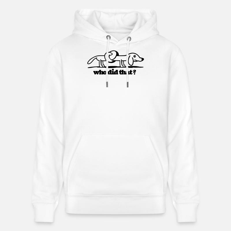 dog1 - Sweat à capuche bio CRUISER Stanley/Stella Unisexe - blanc